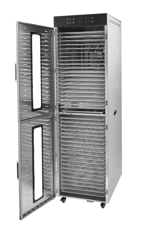 Heavy-Duty 40-Tray Food Dehydrator for Jerky Production